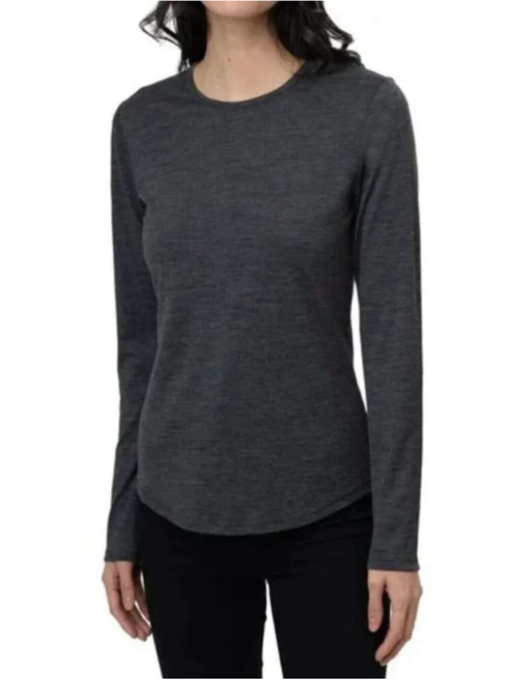 CLOUDVEIL 100% Merino Wool Base Layer Top Grey XS Shirt Long Sleeve Gorpcore